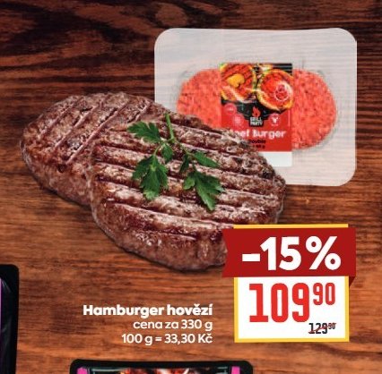 Hamburger hovězí