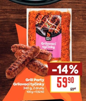 Grill Party Grilovací tyčinky