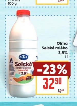 Olma Selské mléko 3,9%