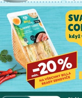 Billa Ready Sendviče
