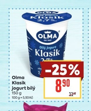 Olma Klasik jogurt bílý