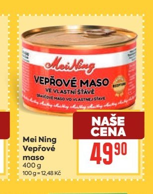 Mei Ning Vepřové maso