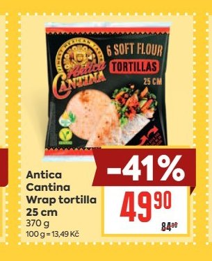 Antica Cantina Wrap tortilla 25 cm