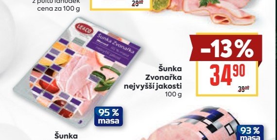 Šunka Zvonařka nejvyšší jakosti