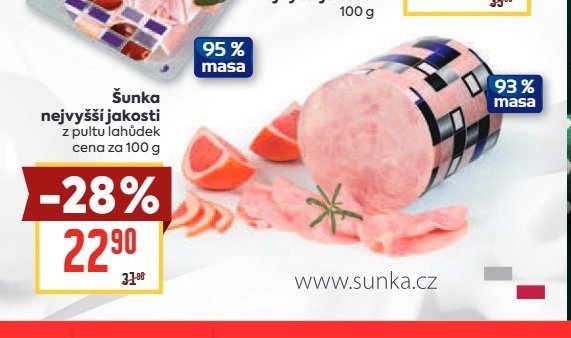 Šunka nejvyšší jakosti