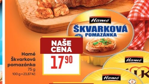 Hamé Škvarková pomazánka