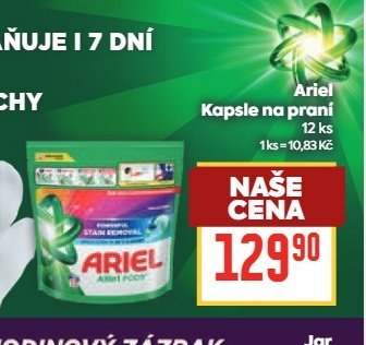Ariel Kapsle na praní