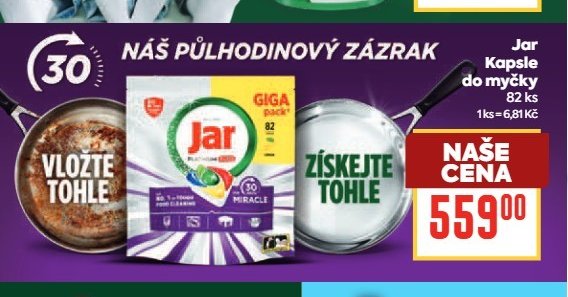 Jar Kapsle na myčky