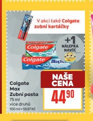Colgate Max Zubní pasta