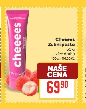 Cheeees Zubní pasta