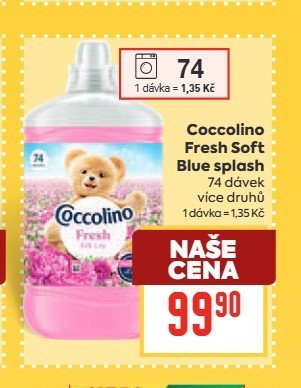 Coccolino Fresh Soft Blue splash