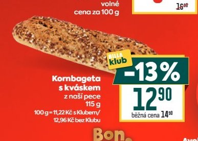 Kornbageta s kváskem
