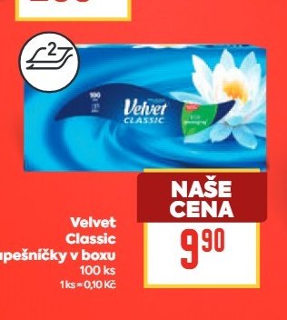Velvet Classic Kapešníčky v boxu
