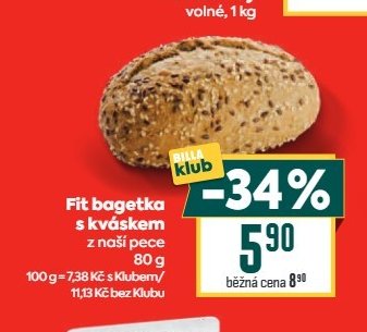 Fit bagetka s kváskem