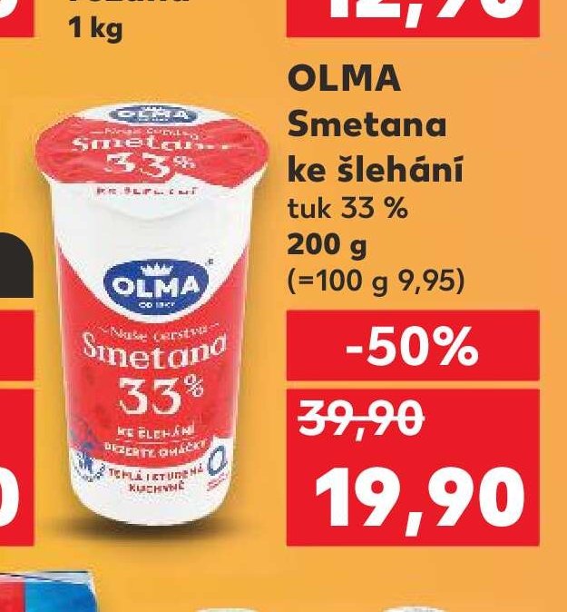 OLMA Smetana ke šlehání