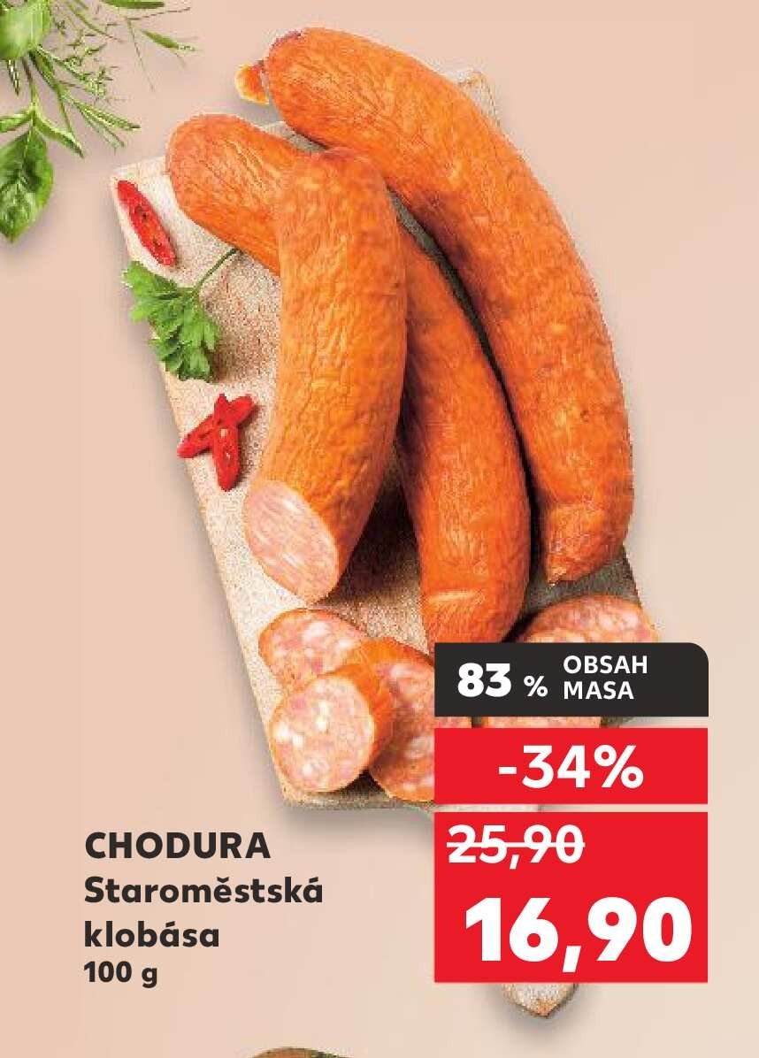 CHODURA Staroměstská klobása