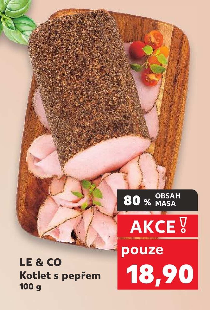 LE & CO Kotlet s pepřem