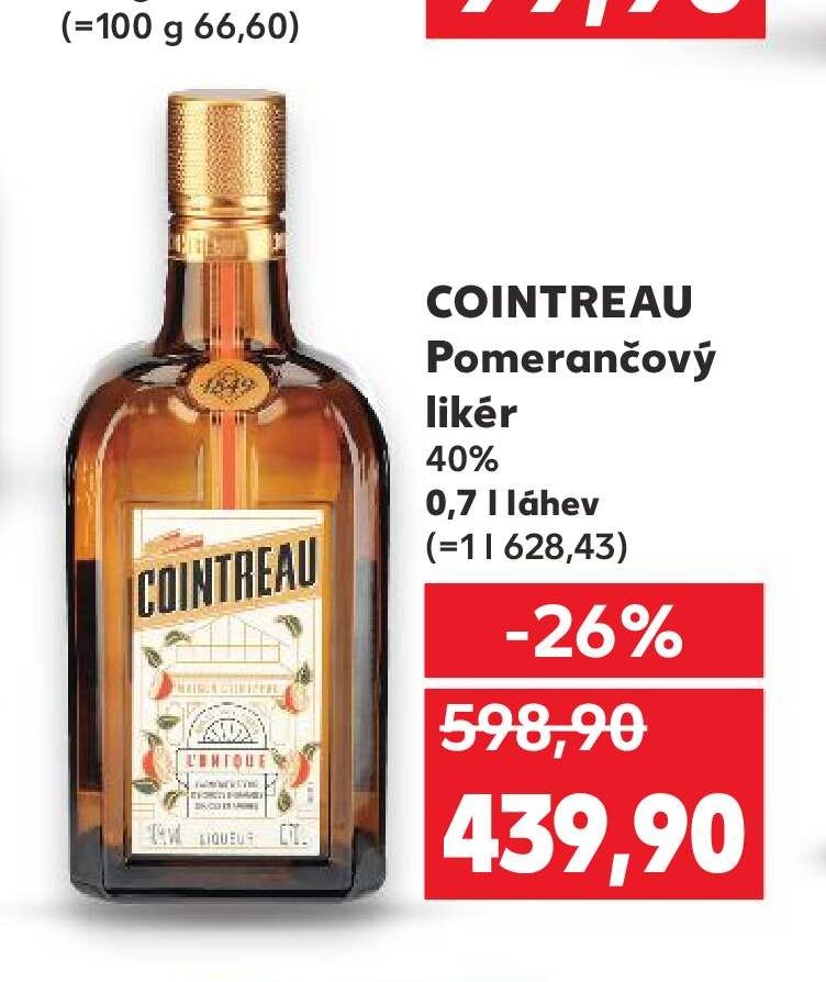 COINTREAU Pomerančový likér 0,75 l