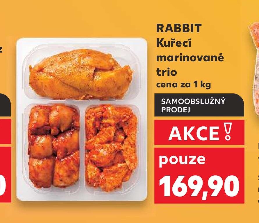 RABBIT Kuřecí marinované trio