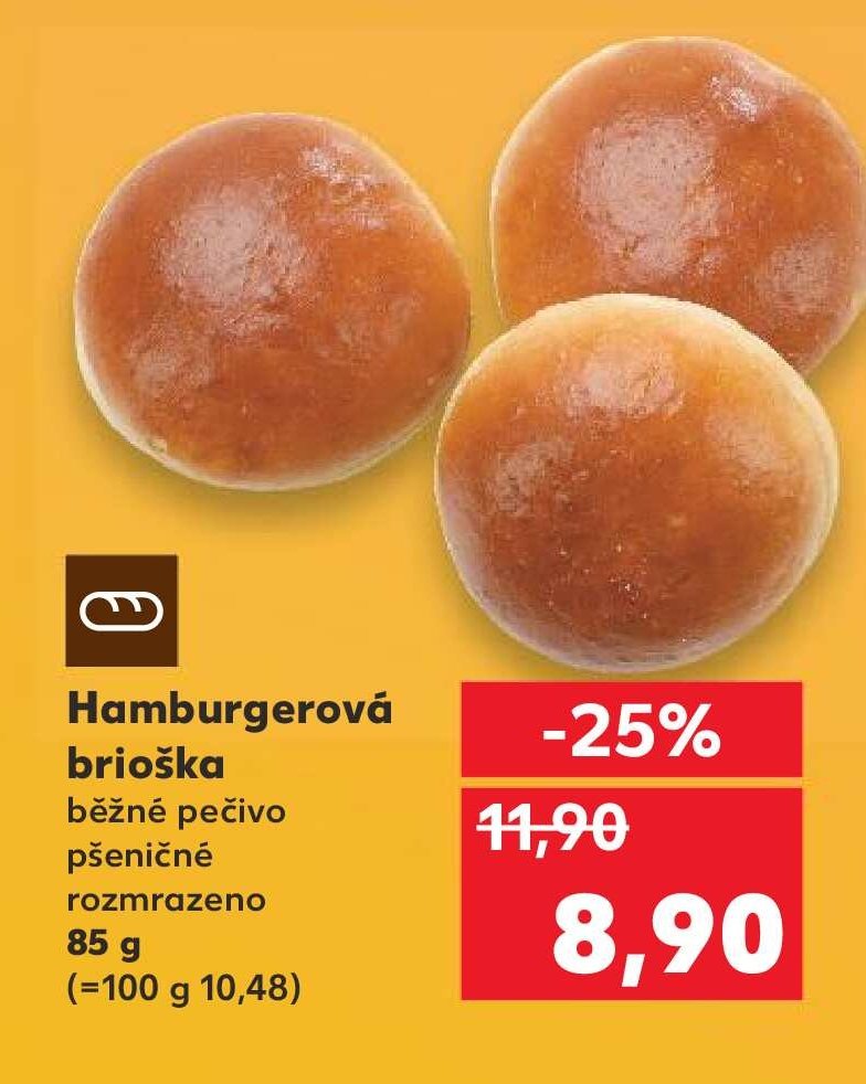 Hamburgerová brioška