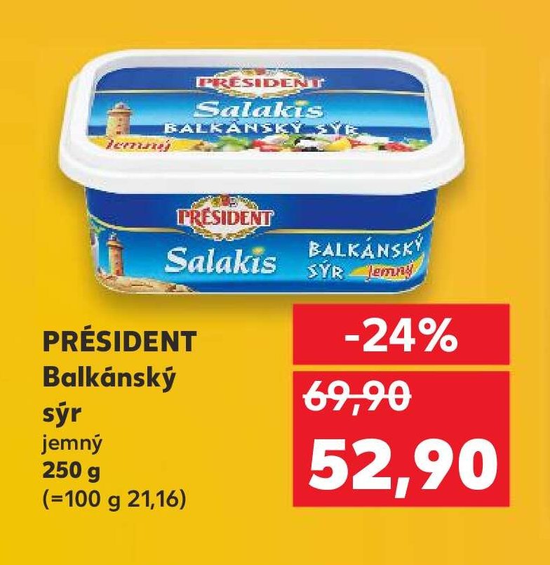 PRÉSIDENT Balkánský sýr