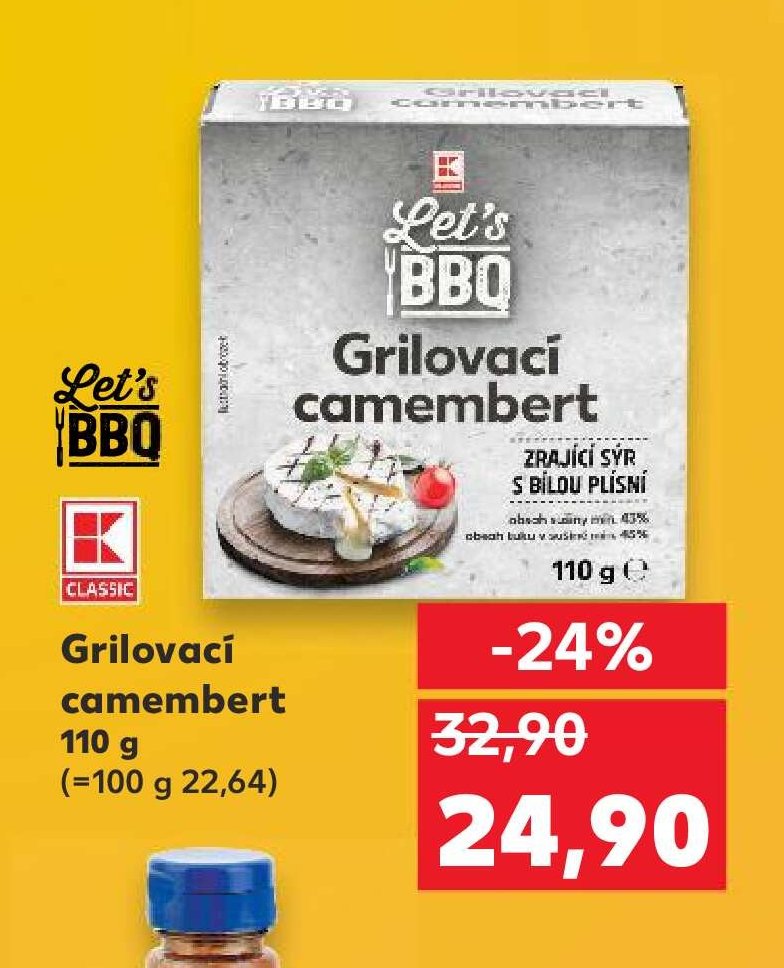 Grilovací camembert