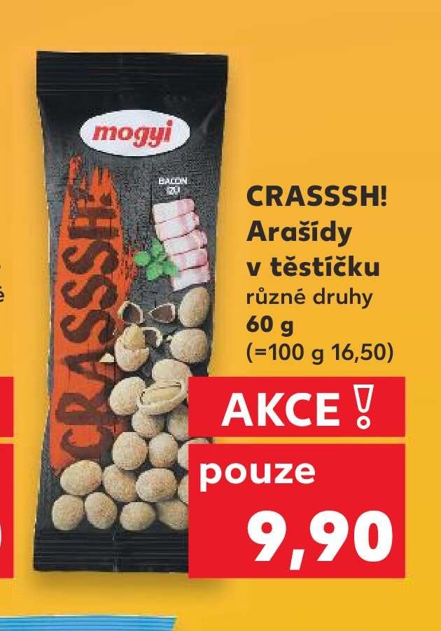 CRASSH! Arašídy v těstíčku různé druhy