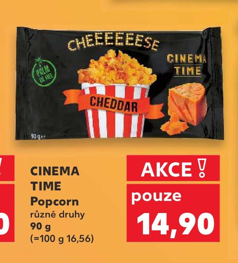 Cinema Time Popcorn různé druhy