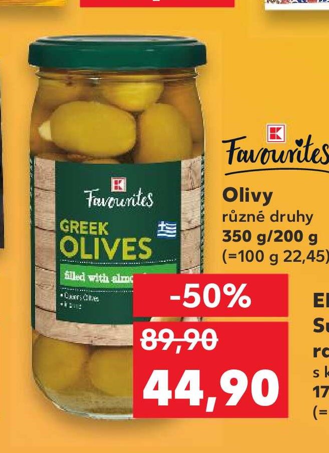 Favourites Olivy různé druhy