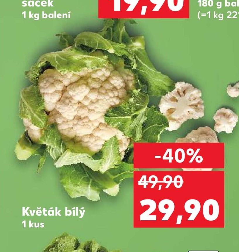 Květák bílý 1 kus