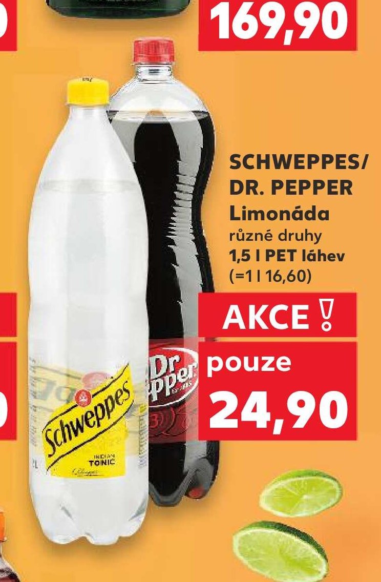 Schweppes / Dr. Pepper limonáda