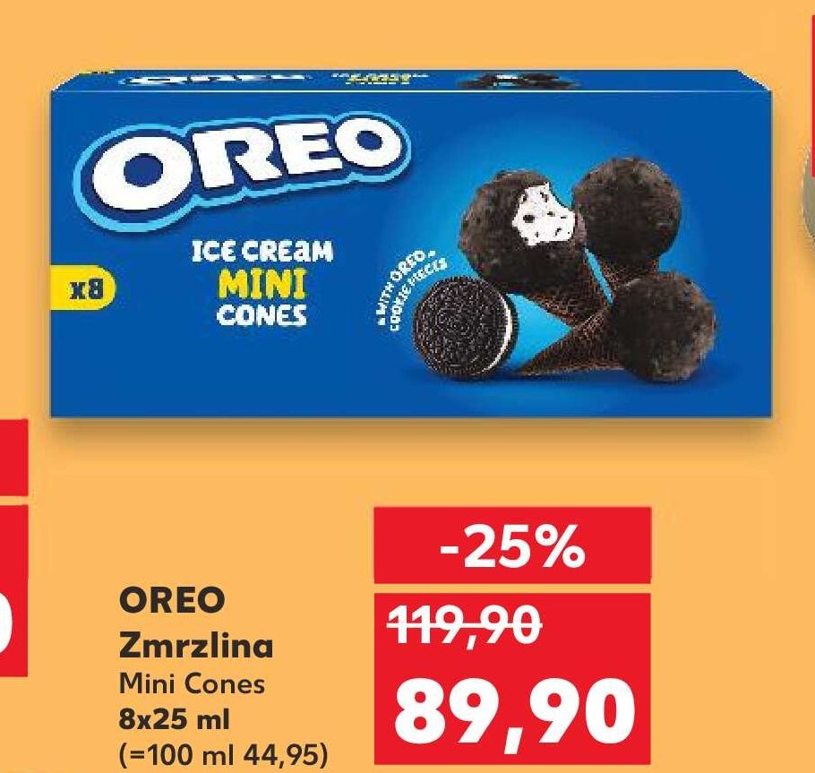 OREO Zmrzlina Mini Cones