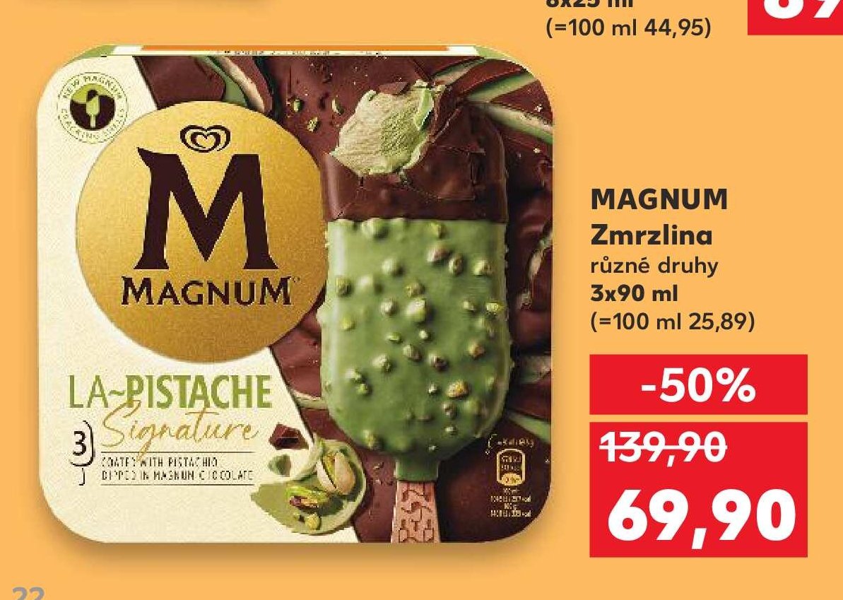 MAGNUM Zmrzlina různé druhy