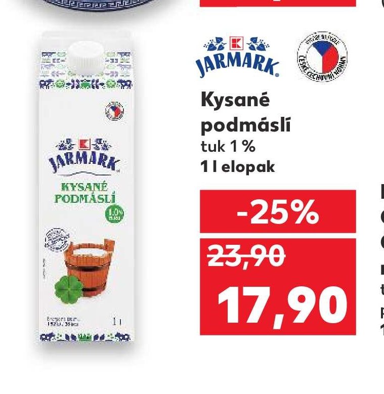 JARMARK Kysané podmáslí 1 l