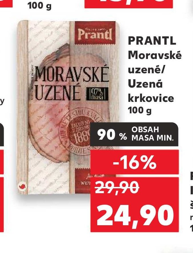 PRANTL Moravské uzené/Uzená krkovice 100 g
