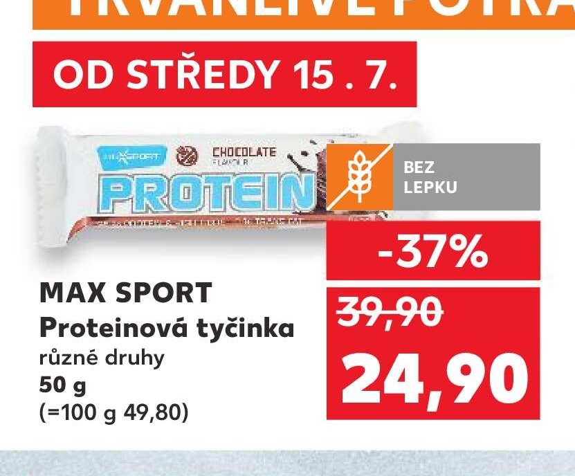 MAX SPORT Proteinová tyčinka