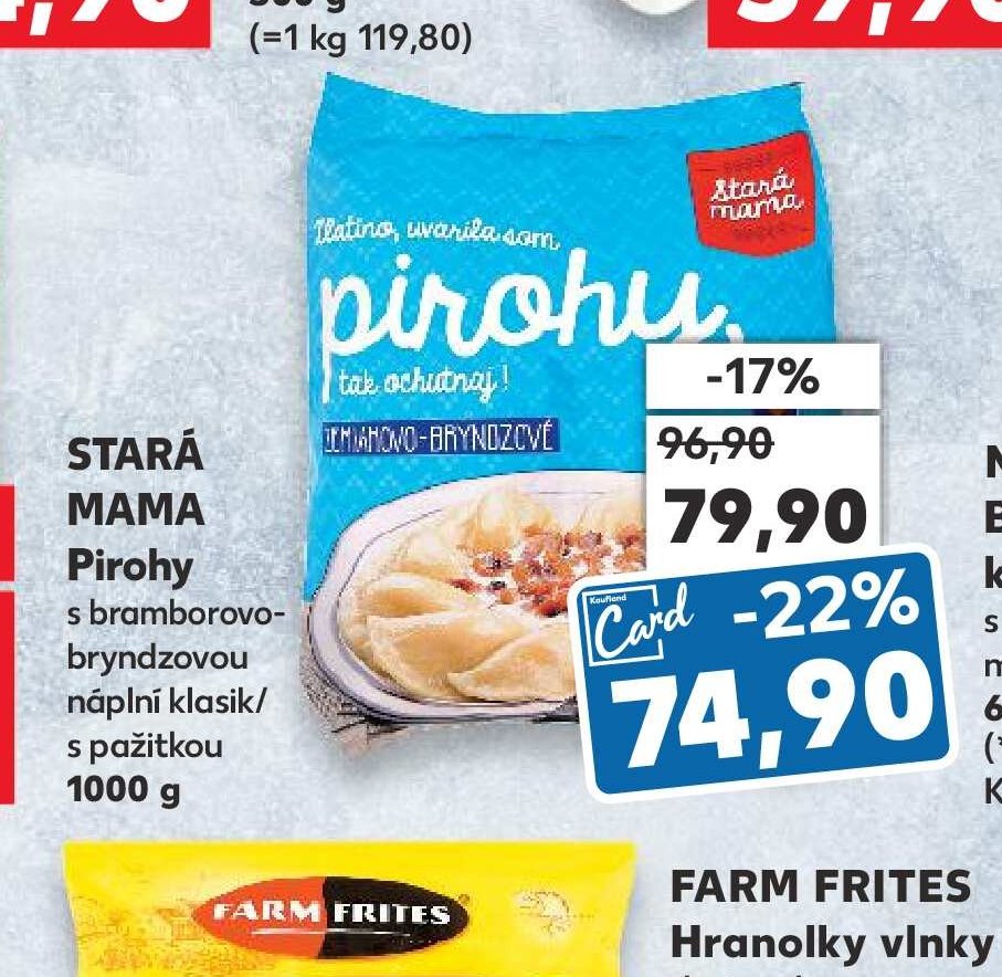 STARÁ MAMA Pirohy