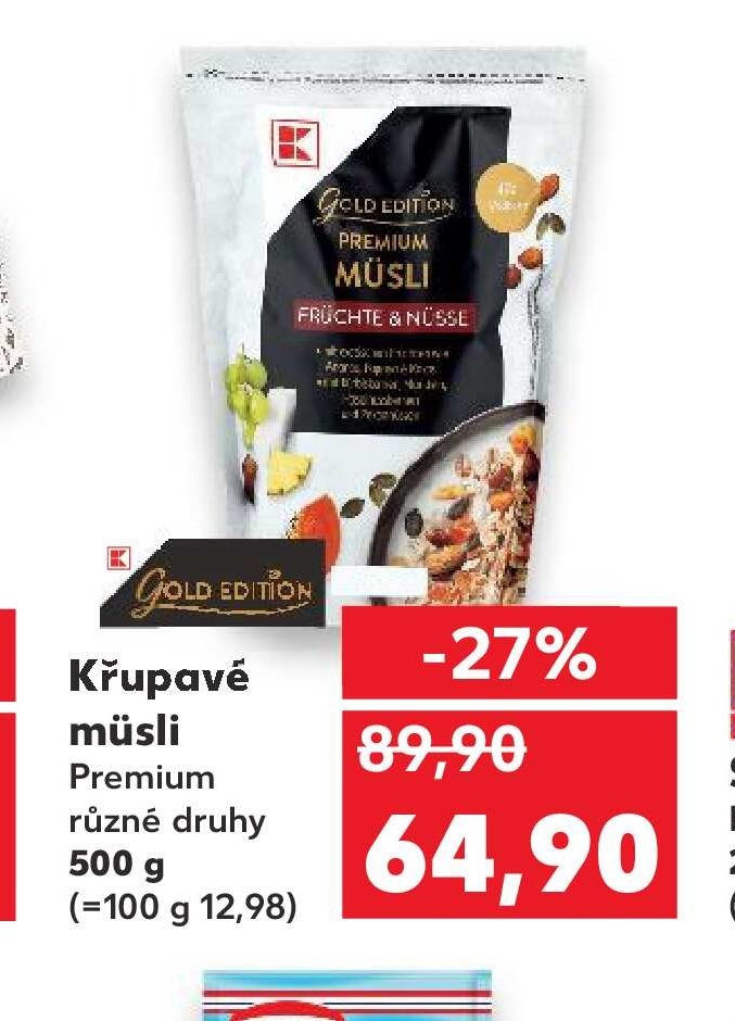 Gold Edition Křupavé müsli