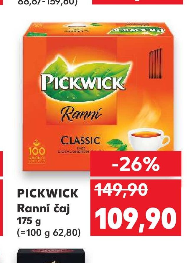PICKWICK Ranní čaj