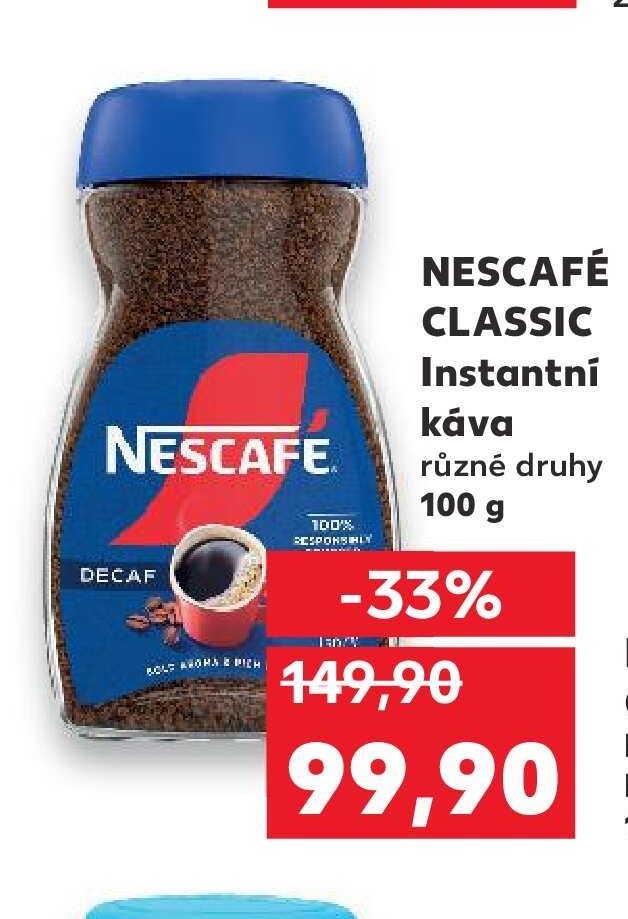 NESCAFÉ CLASSIC Instantní káva