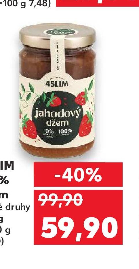 4SLIM 100% džem 280 g