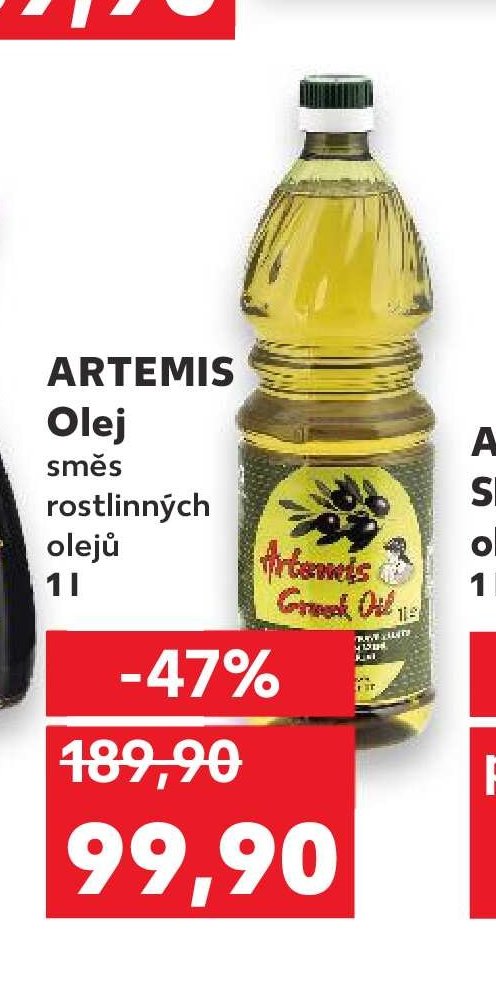 ARTEMIS Olej směs rostlinných olejů 1 l