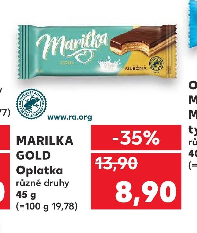 MARILKA GOLD Oplatka