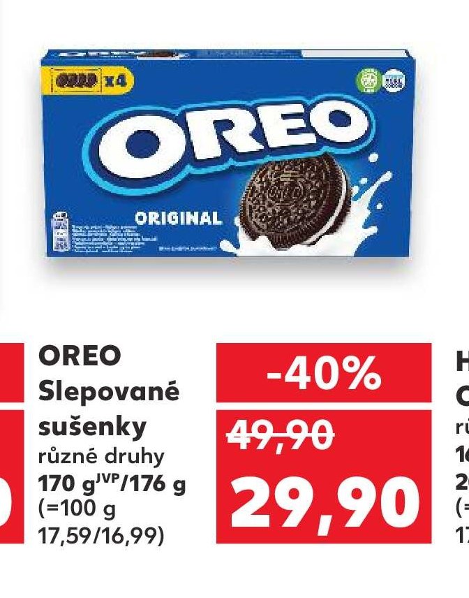 OREO Slepované sušenky