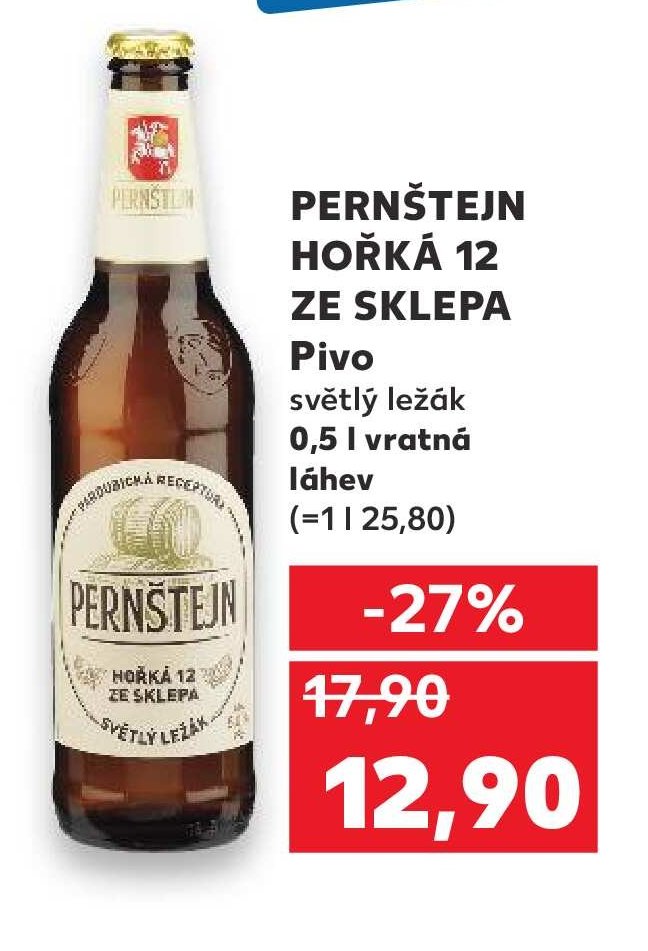 Pernštejn Hořká 12 ze sklepa