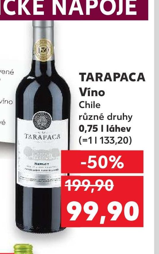 TARAPACA Víno