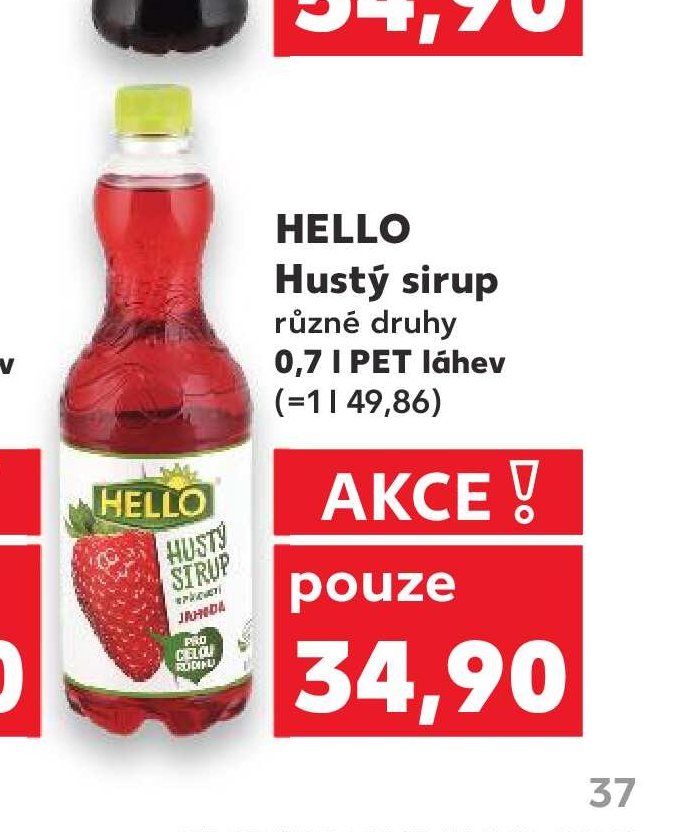 HELLO Hustý sirup