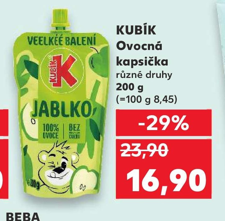 KUBÍK Ovocná kapsička