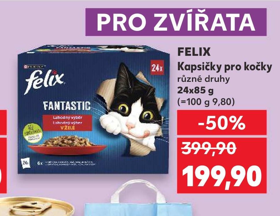 FELIX Kapsičky pro kočky různé druhy