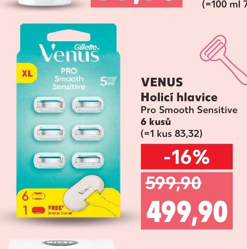 VENUS Holicí hlavice